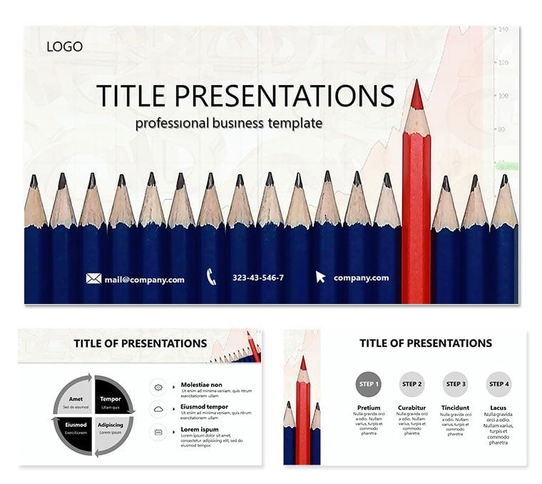 Draw Graph PowerPoint template