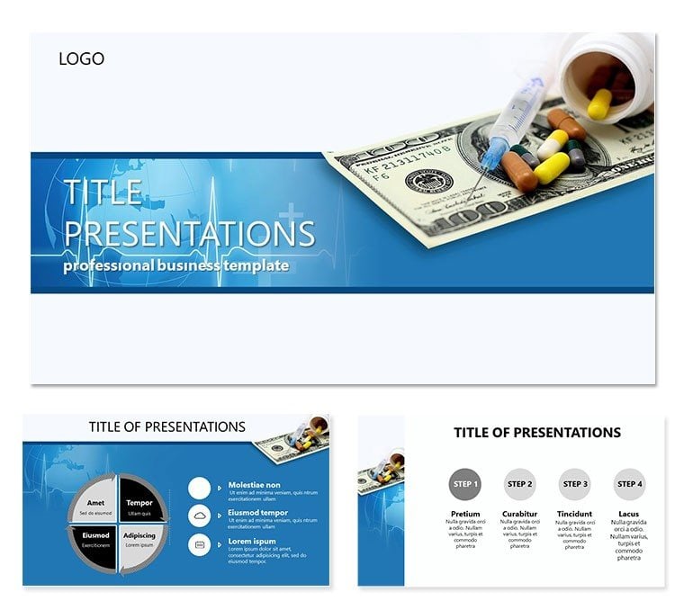 Money Treatment PowerPoint template