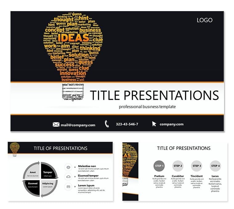 Marketing Ideas PowerPoint template Presentation