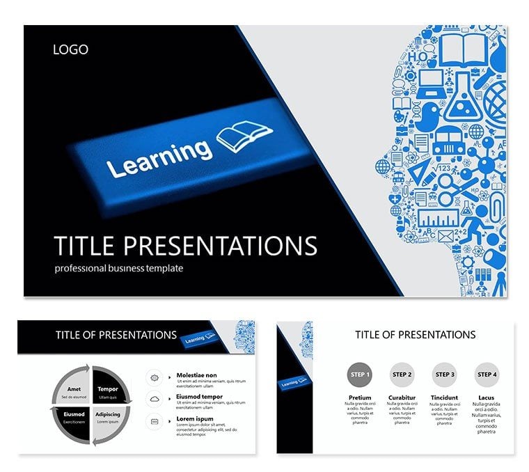 Learning Place PowerPoint template