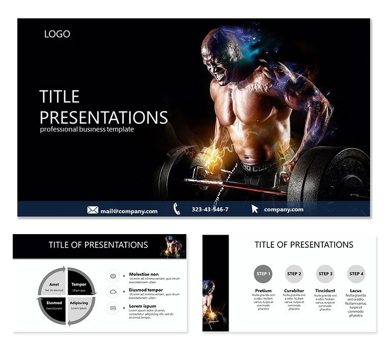 Bodybuilding PowerPoint Templates