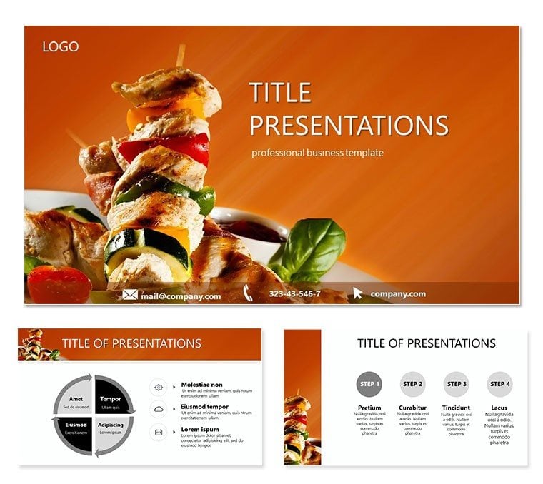 Menu Restaurant PowerPoint Presentation template
