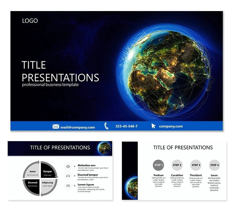 Planet Earth PowerPoint template