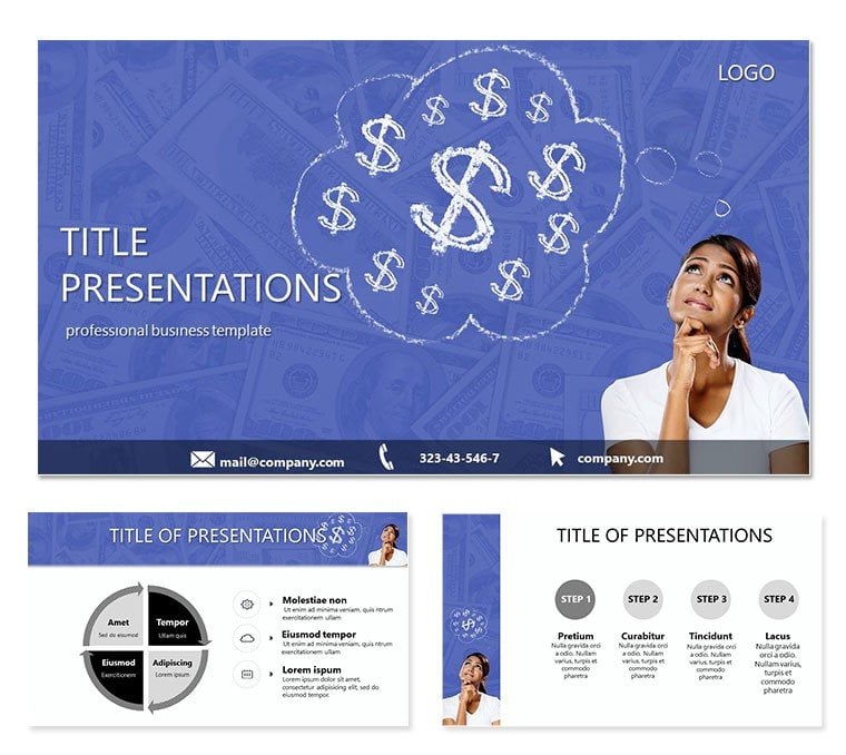 How to Earn Money PowerPoint template