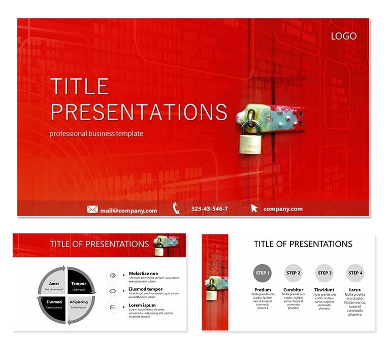 Private Access PowerPoint template