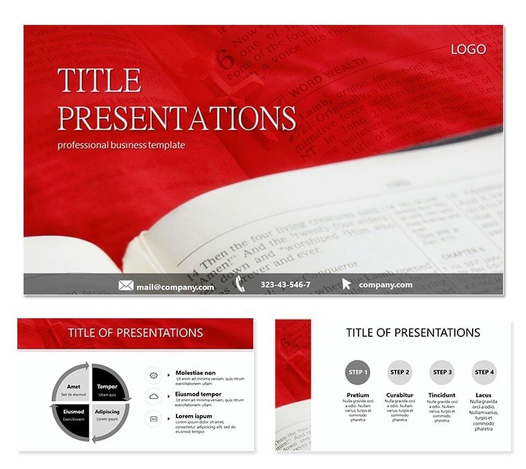 Holy Scripture PowerPoint template