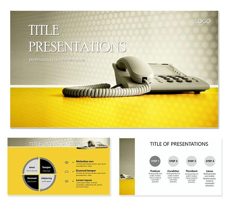 Telecommunications Operator PowerPoint Template