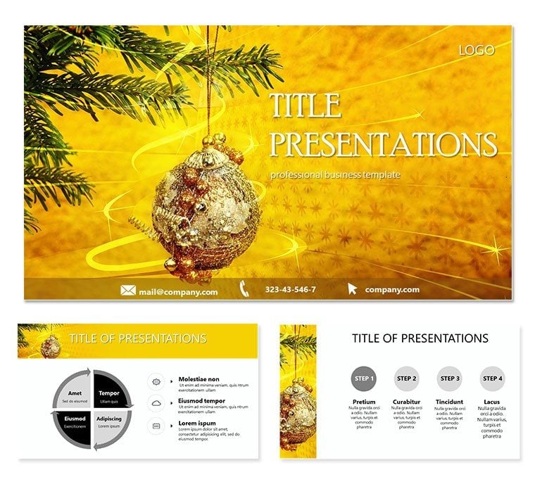 History of Christmas Holiday PowerPoint Template