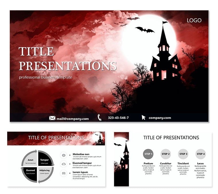 Mystical Celebration of Autumn-themed PowerPoint Template