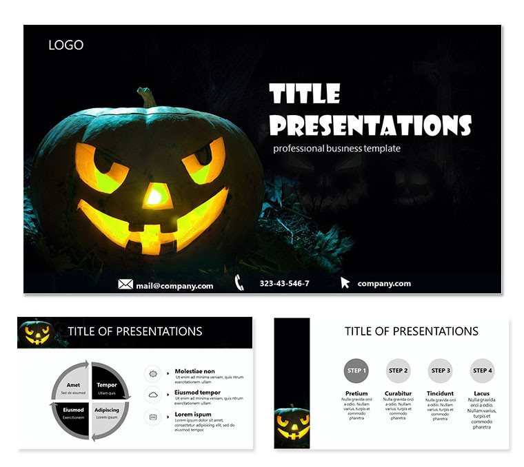 Halloween Pictures PowerPoint template