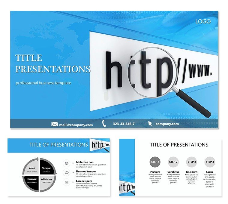 Professional Web-design PowerPoint templates