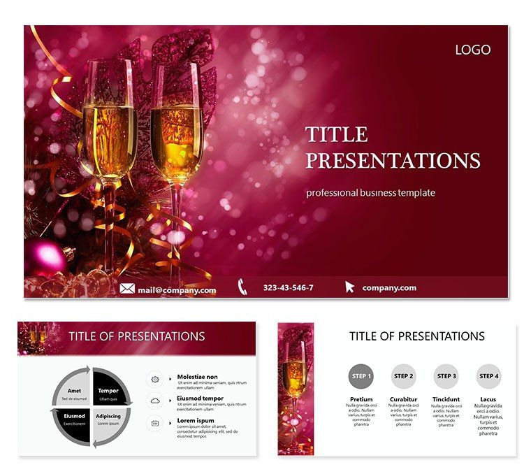 New Year Holiday PowerPoint template