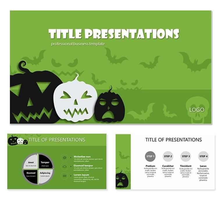 Main Symbol of Halloween PowerPoint template