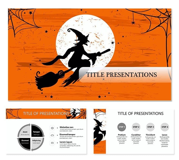 Halloween witches PowerPoint templates