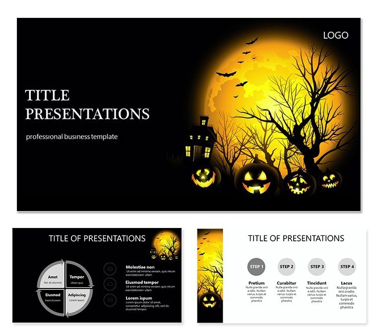World celebrates Halloween PowerPoint templates