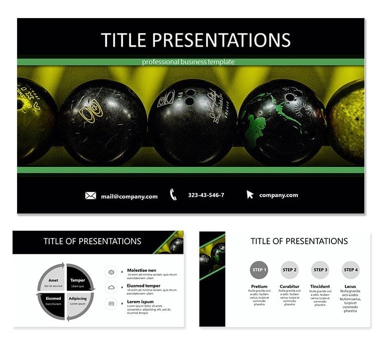 Bowling PowerPoint template