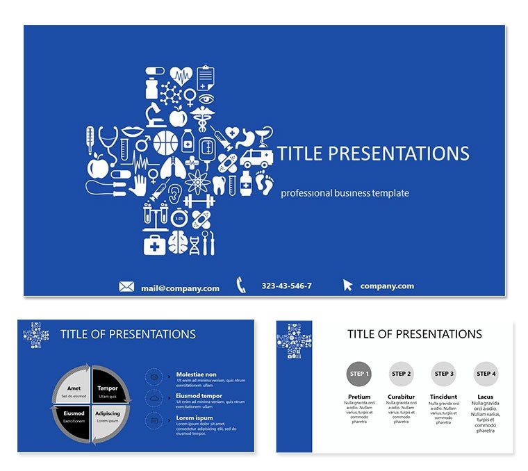 Medical Cross PowerPoint templates