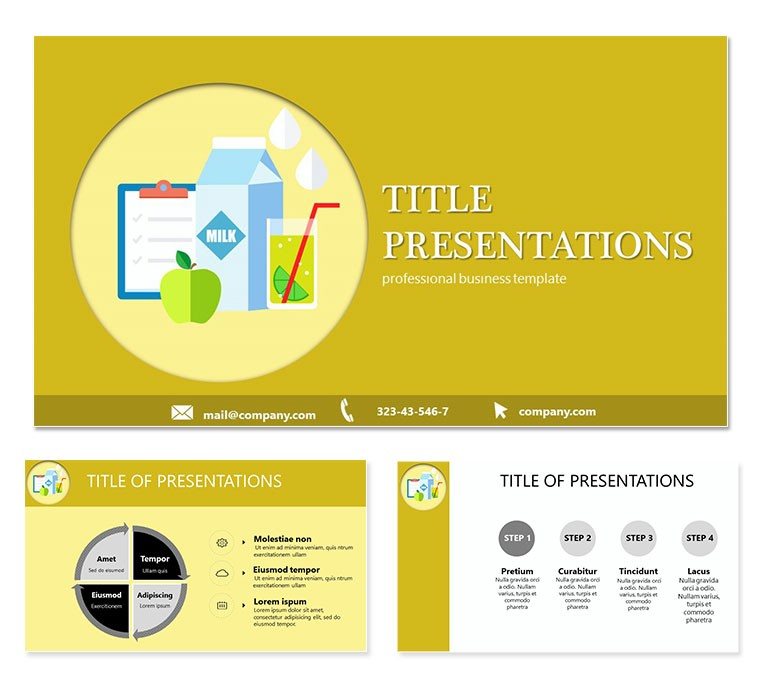 Healthy Eating PowerPoint template