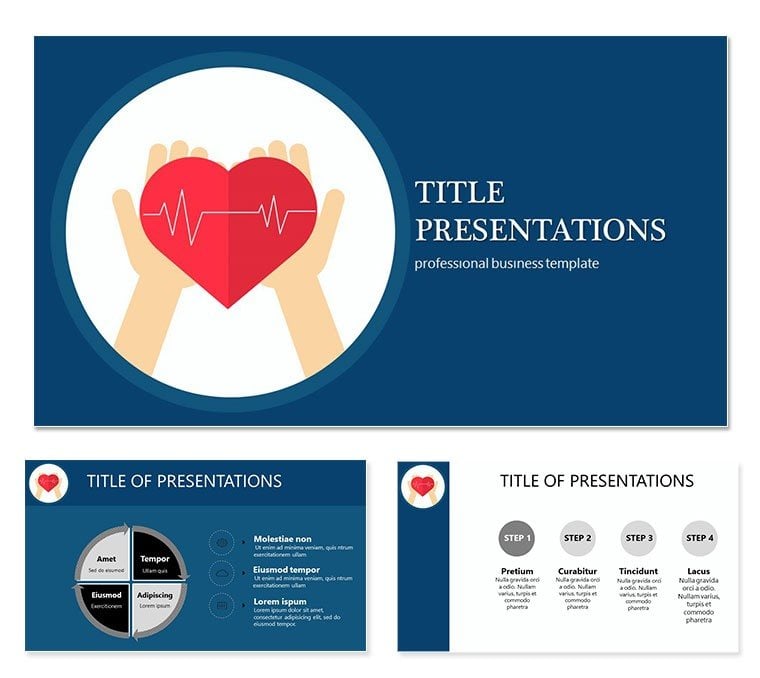 Healthy Heart PowerPoint template
