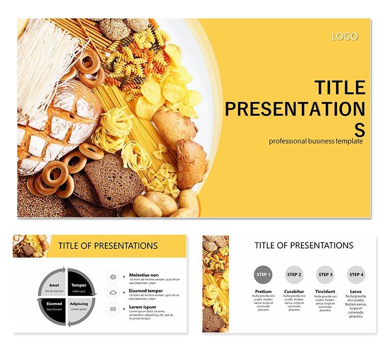 Catering Menu PowerPoint template