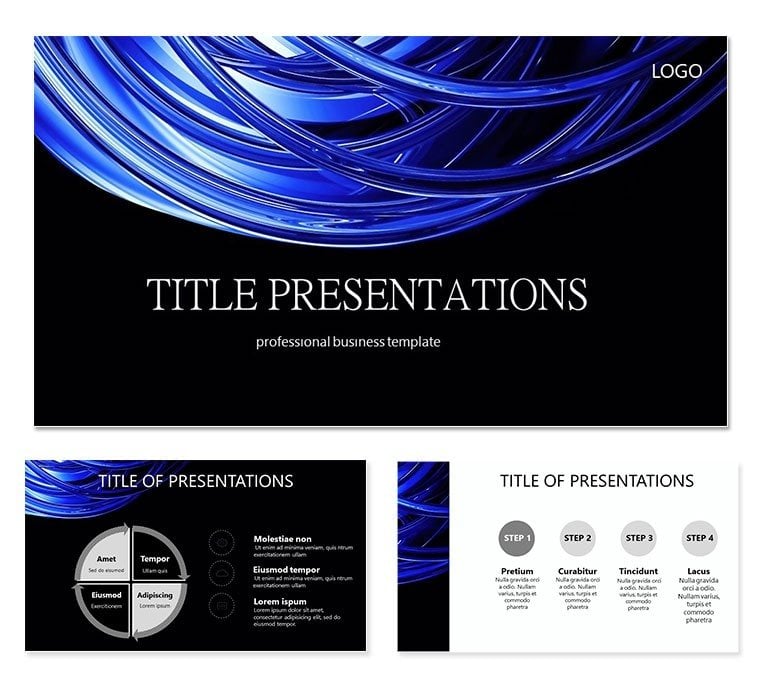 Curtain abstract PowerPoint templates