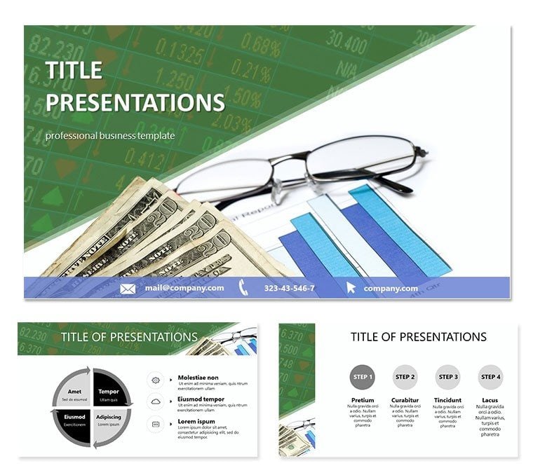 Composition Financial Report PowerPoint Templates