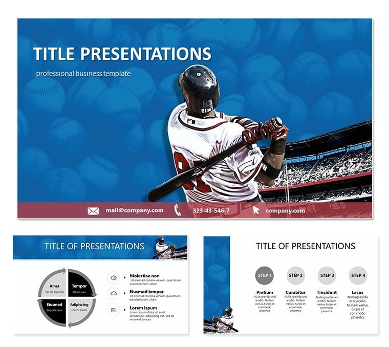 Baseball League PowerPoint templates