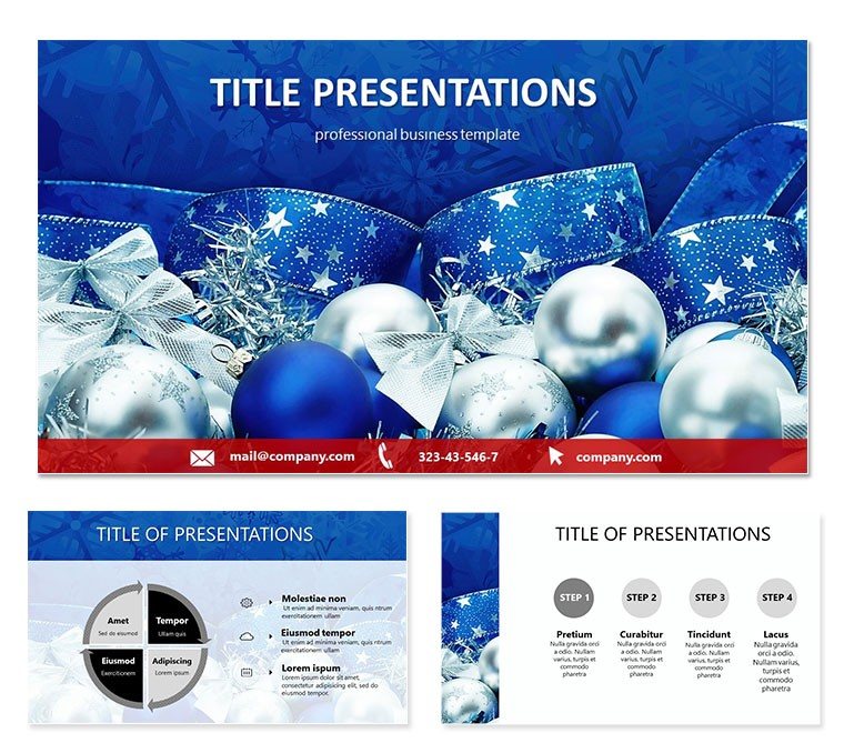 Festive World of Christmas Decorations PowerPoint Presentation