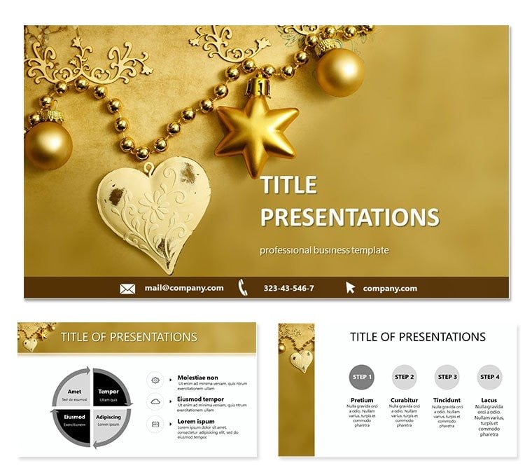 New Year and Christmas PowerPoint templates