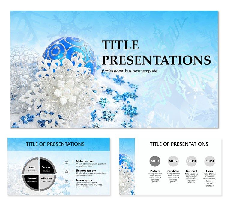 Happy New Year and Merry Christmas PowerPoint templates