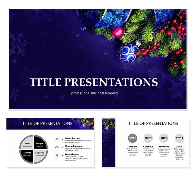 Christmas - traditions and customs PowerPoint templates