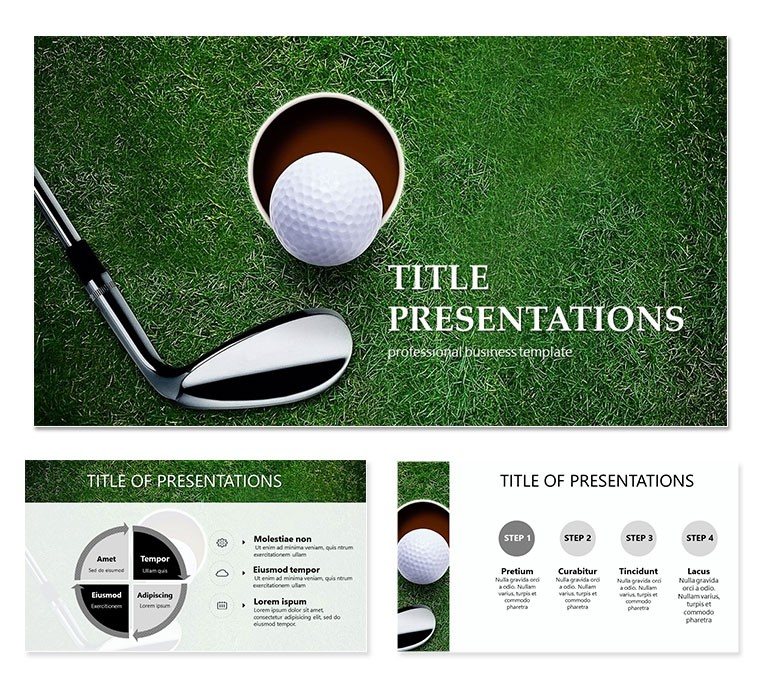 Rules of the games - Golf PowerPoint templates