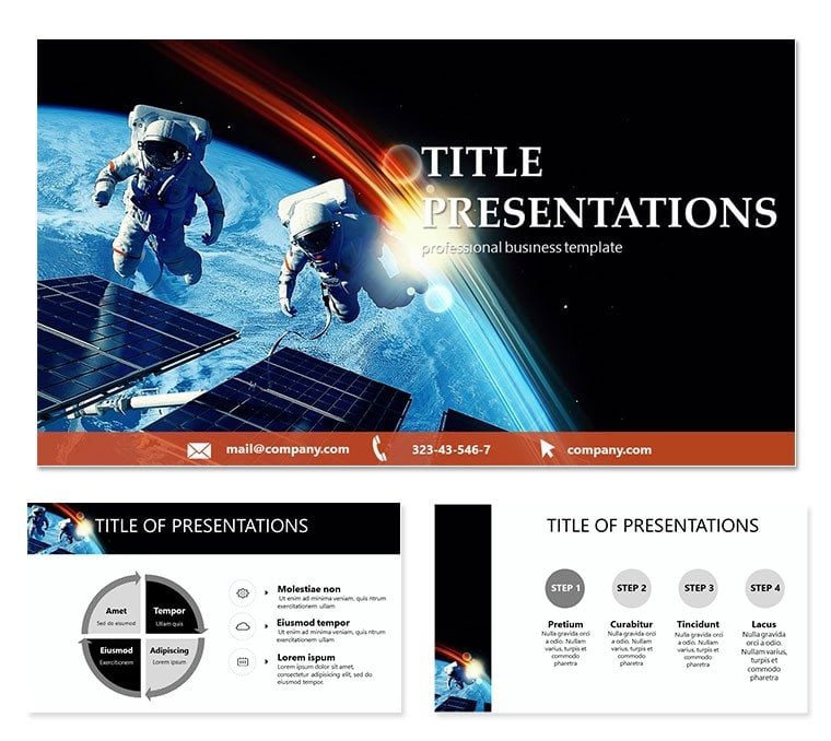 Space PowerPoint template Presentation