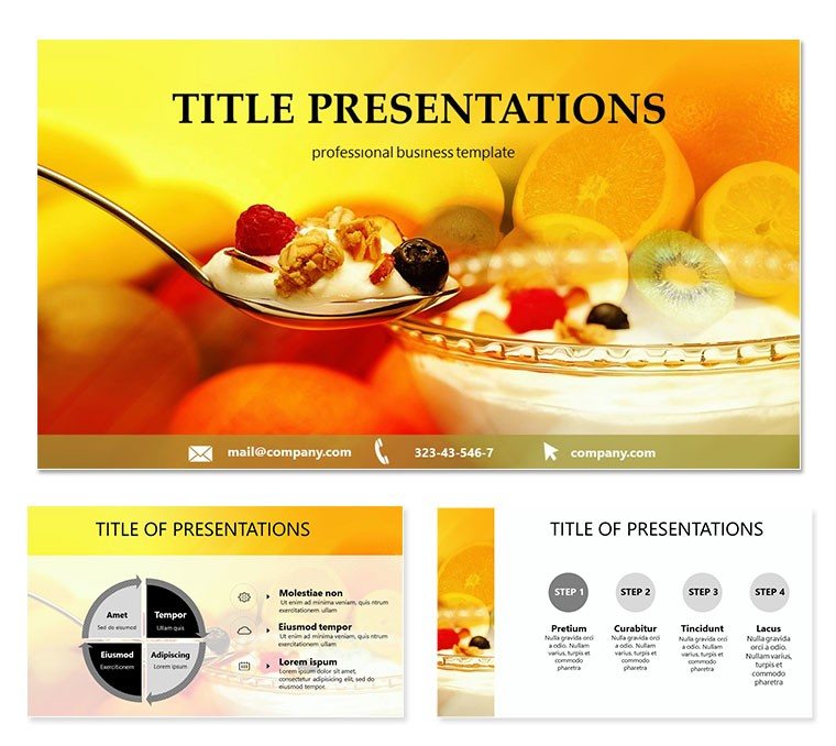 Delicious Dessert PowerPoint templates