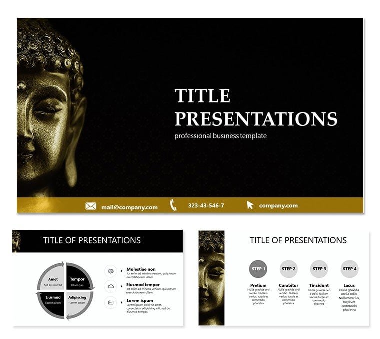 Gautama Buddha PowerPoint templates