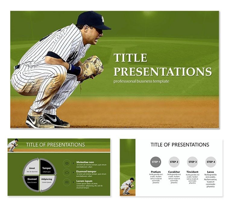 Big League Pitcher PowerPoint templates