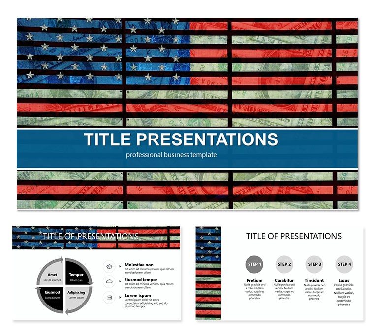 Unique US flag PowerPoint templates