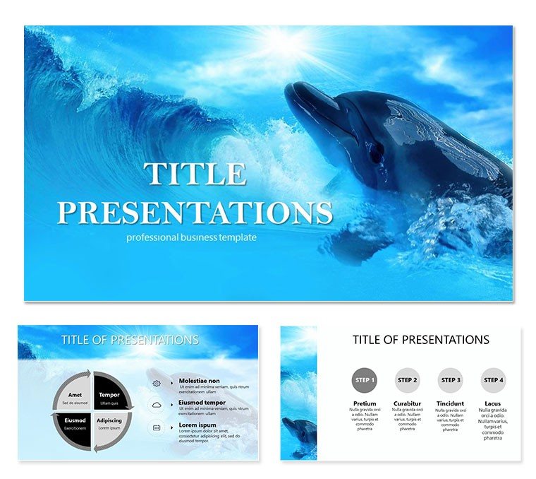 Dolphin therapy PowerPoint templates