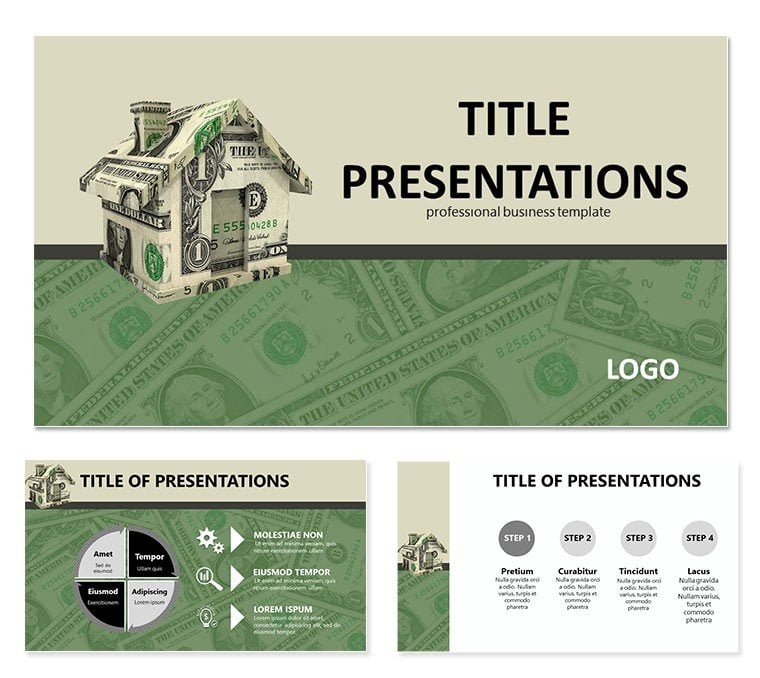 Money in your own Home PowerPoint templates