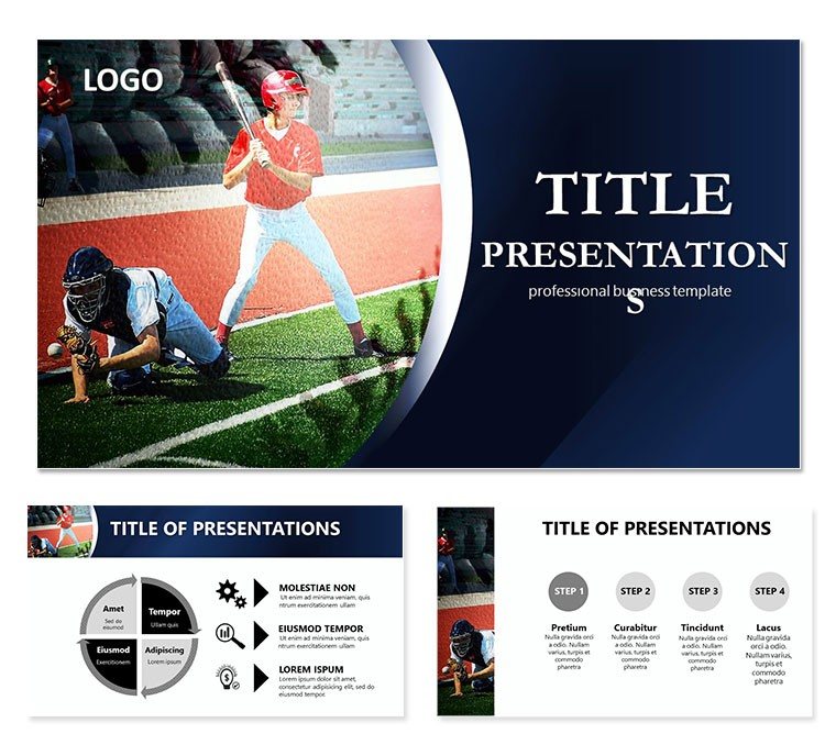 Baseball and game rules PowerPoint templates