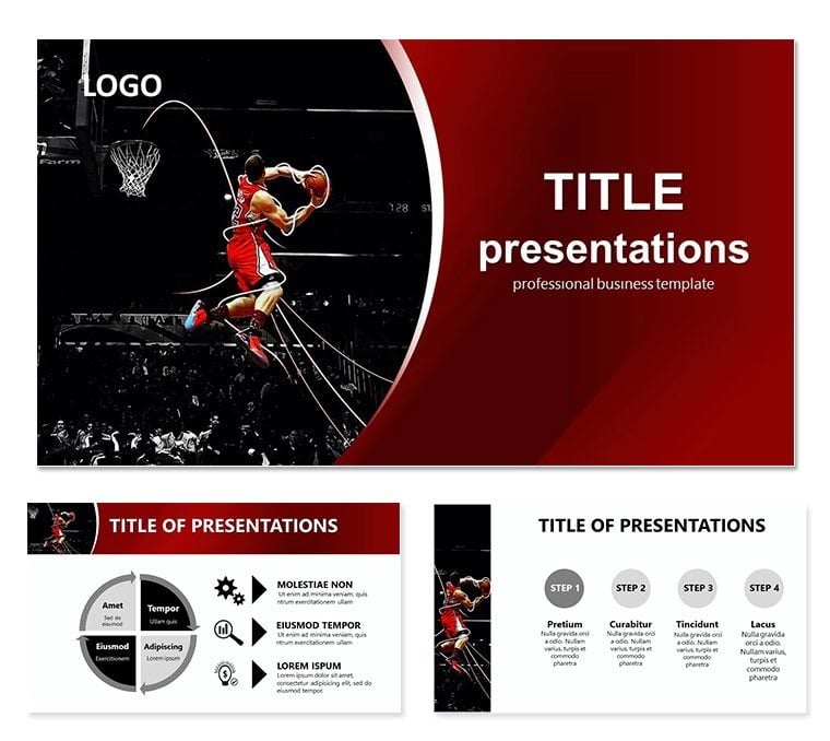 Game Unusual basketball PowerPoint templates