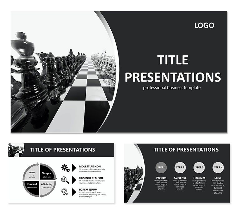 Chess Tactics PowerPoint Template: Presentation
