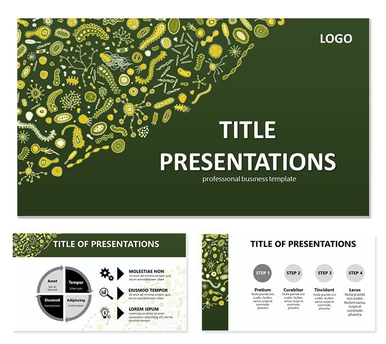 Microbiology and Infectious Diseases PowerPoint Template for Presentations
