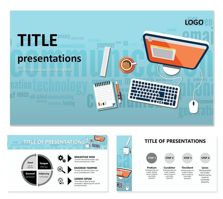 Conference on Computer Communication and Management PowerPoint templates