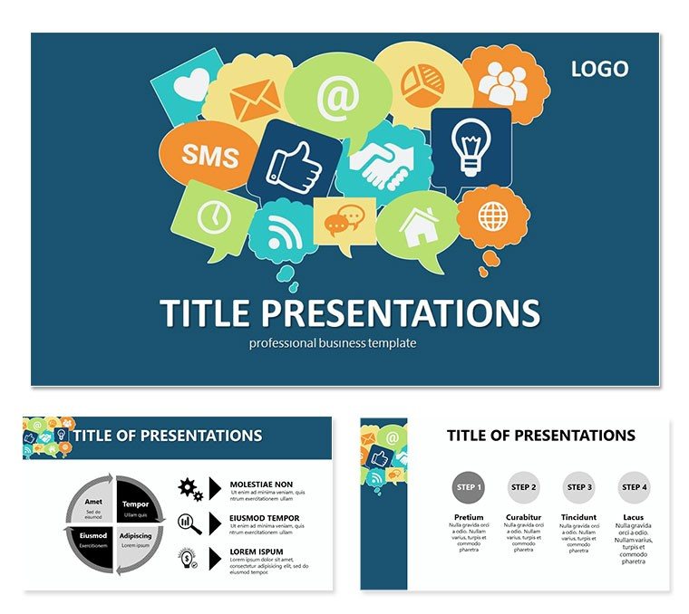 Social Science Research - Internet PowerPoint templates
