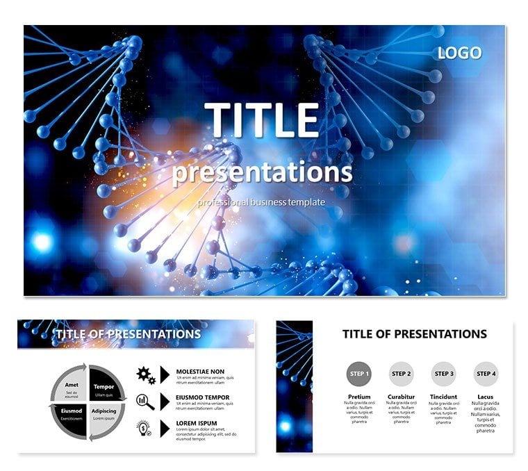 Atoms and molecules PowerPoint templates Presentation