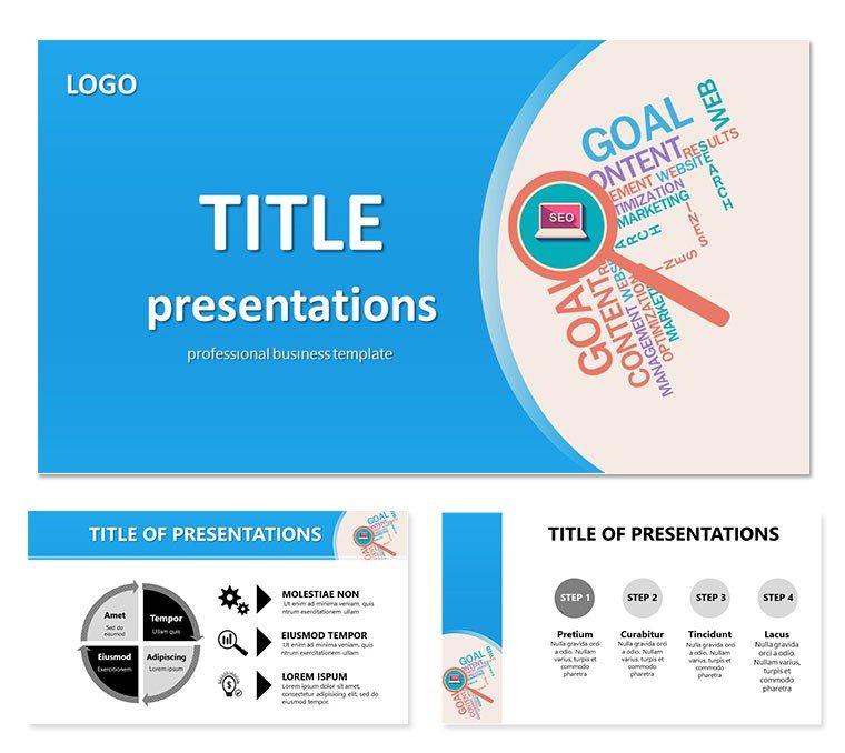 Website promotion PowerPoint template