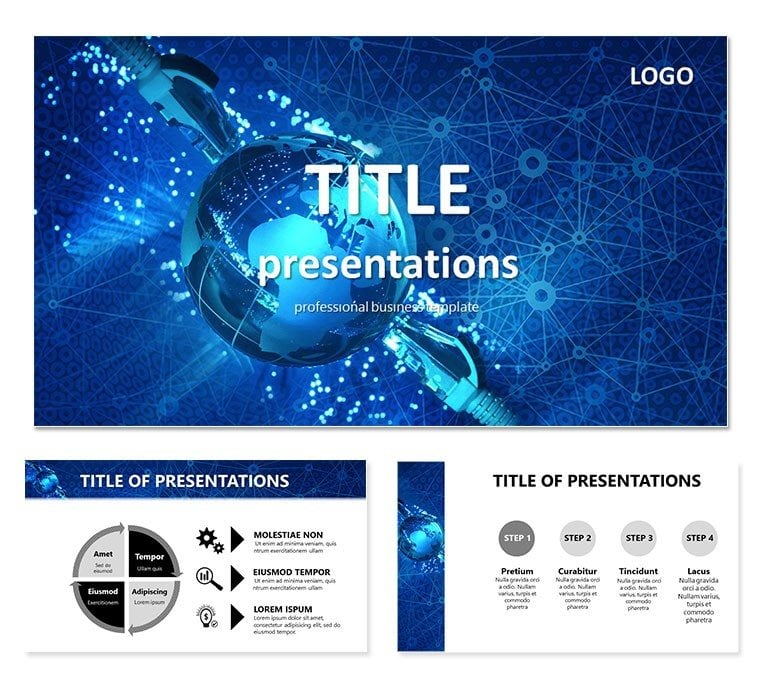Web Hosting PowerPoint Template