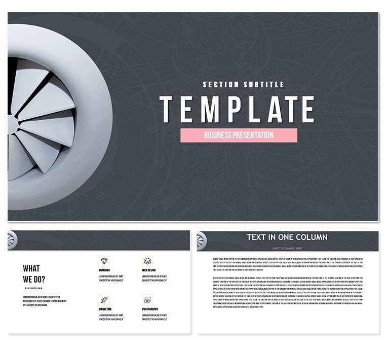 Ventilation PowerPoint Template - Download Professional Presentation Templates