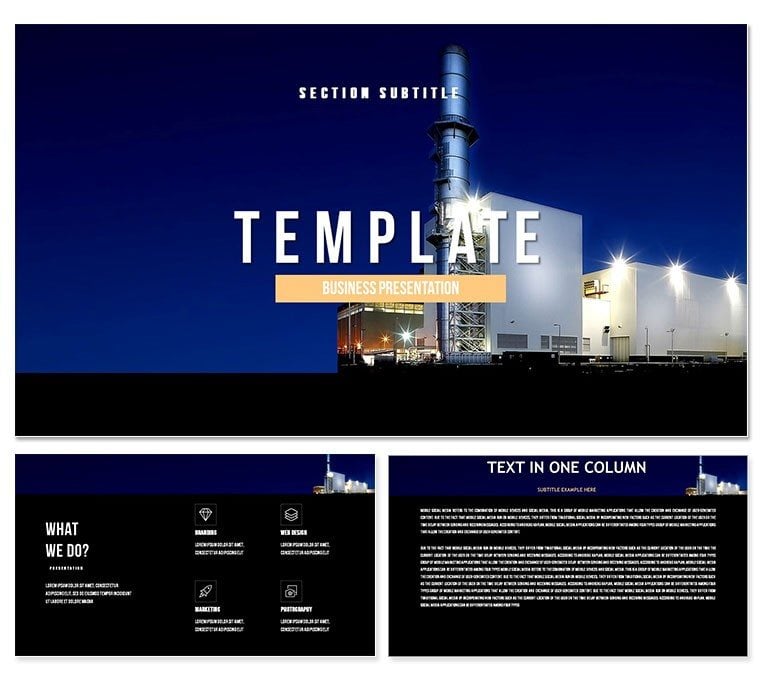 Industry PowerPoint Presentation Template: Enhance Your Business Strategy with Impactful Visuals